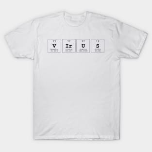 Virus Periodic Table Science Print T-Shirt